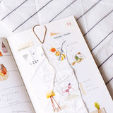 Książeczka z naklejkami washi | Życie