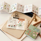 Książeczka z naklejkami washi | Rośliny