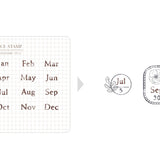 Zestaw stempli silikonowych Icon | Miesiące