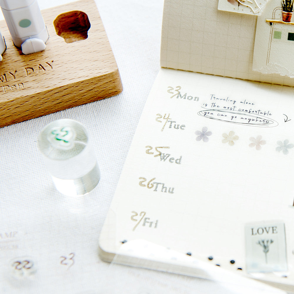 Zestaw stempli silikonowych Icon | Cyfry