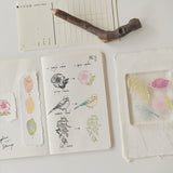 Zestaw stempli silikonowych Icon | Ptak i Kwiaty