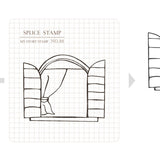 Zestaw stempli silikonowych Icon | Gwieździsty Wieczór