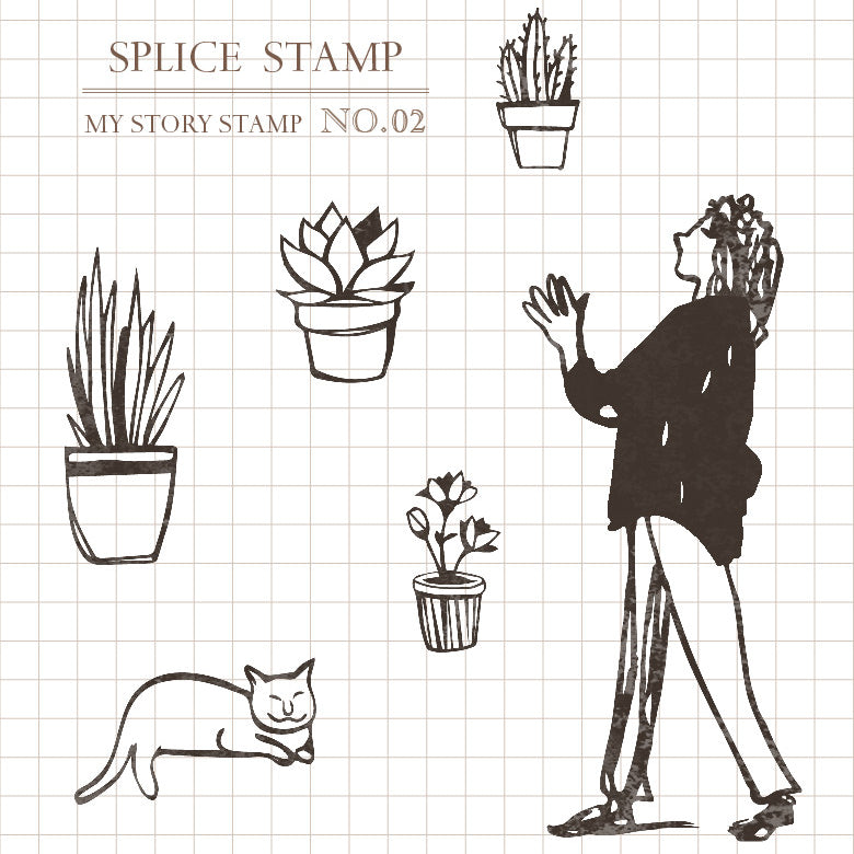 Zestaw stempli silikonowych Icon | Hygge