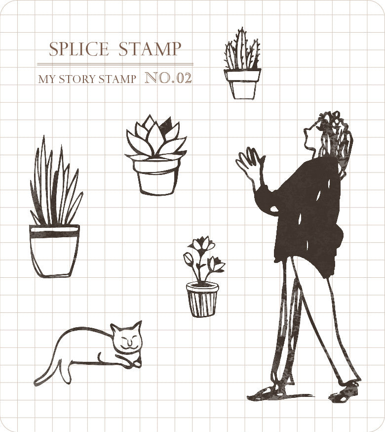 Zestaw stempli silikonowych Icon | Hygge