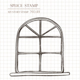 Zestaw stempli silikonowych Icon | Zimowy krajobraz