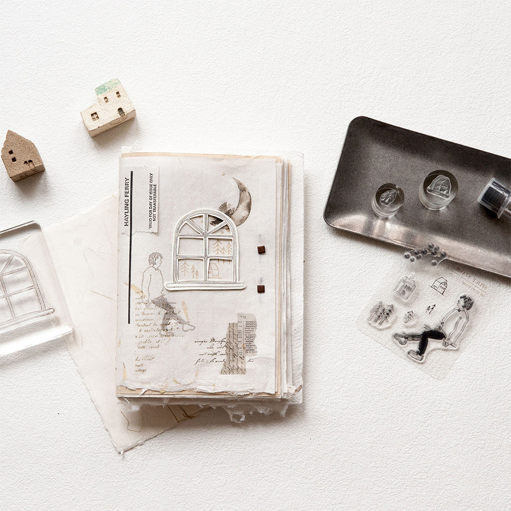 Zestaw stempli silikonowych Icon | Zimowy krajobraz