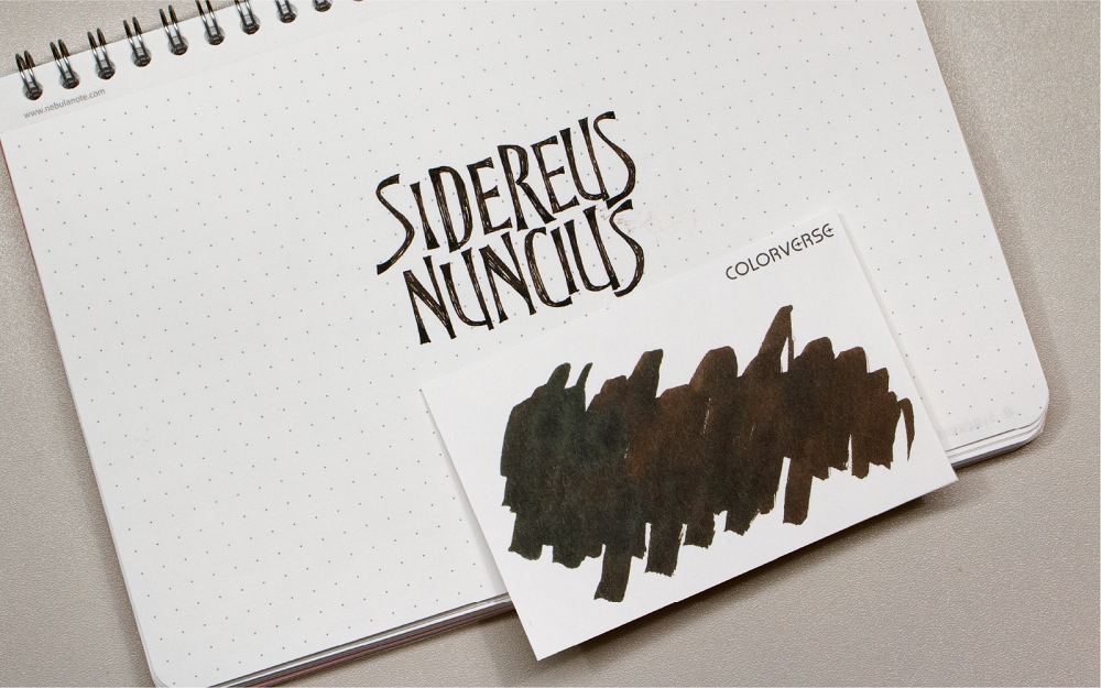 Zestaw atramentów Colorverse Ink | SIDEREUS NUNCIUS & Heliocentrism