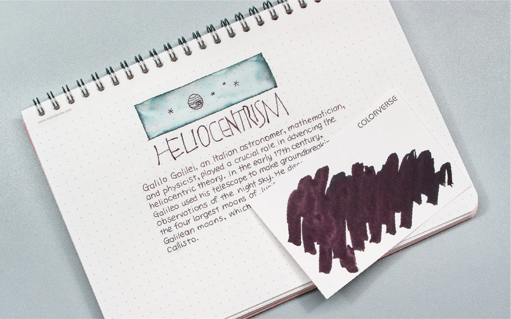 Zestaw atramentów Colorverse Ink | SIDEREUS NUNCIUS & Heliocentrism