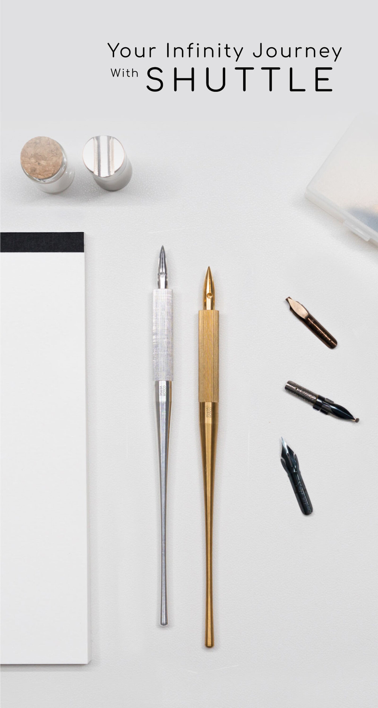 Obsadka aluminiowa Shuttle Colorverse Ink | Krótka