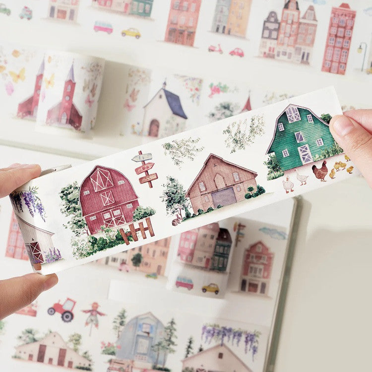 Zestaw Naklejek w Taśmie Washi | Podmiejska Architektura