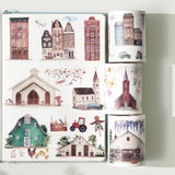 Zestaw Naklejek w Taśmie Washi | Podmiejska Architektura