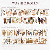 Zestaw Taśm Washi Pre-Cut | Moja codzienność