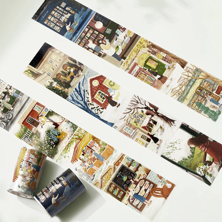 Taśma Washi | Pory roku w mieście