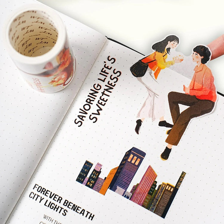 Taśma Washi Pre-Cut | Romantyczne spotkania