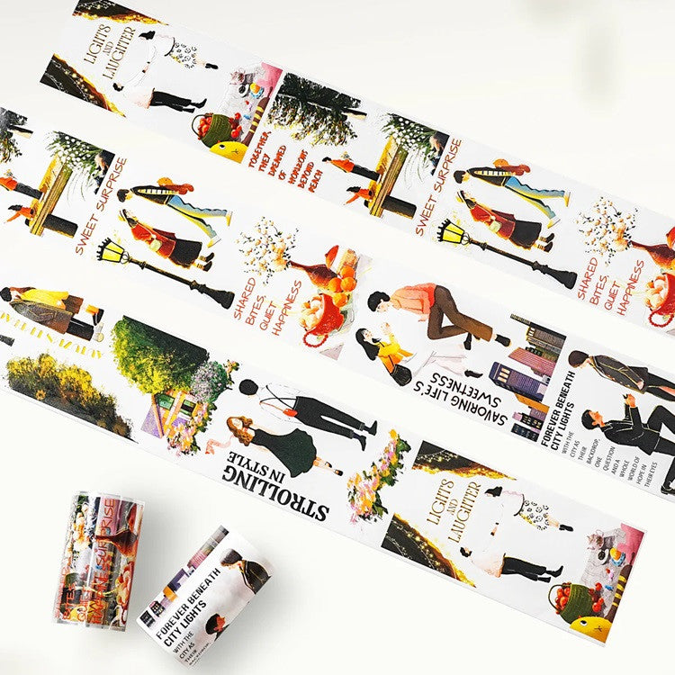 Taśma Washi Pre-Cut | Romantyczne spotkania