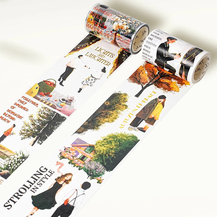 Taśma Washi Pre-Cut | Romantyczne spotkania