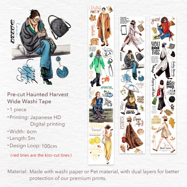 Taśma Washi Pre-Cut | Miejski styl