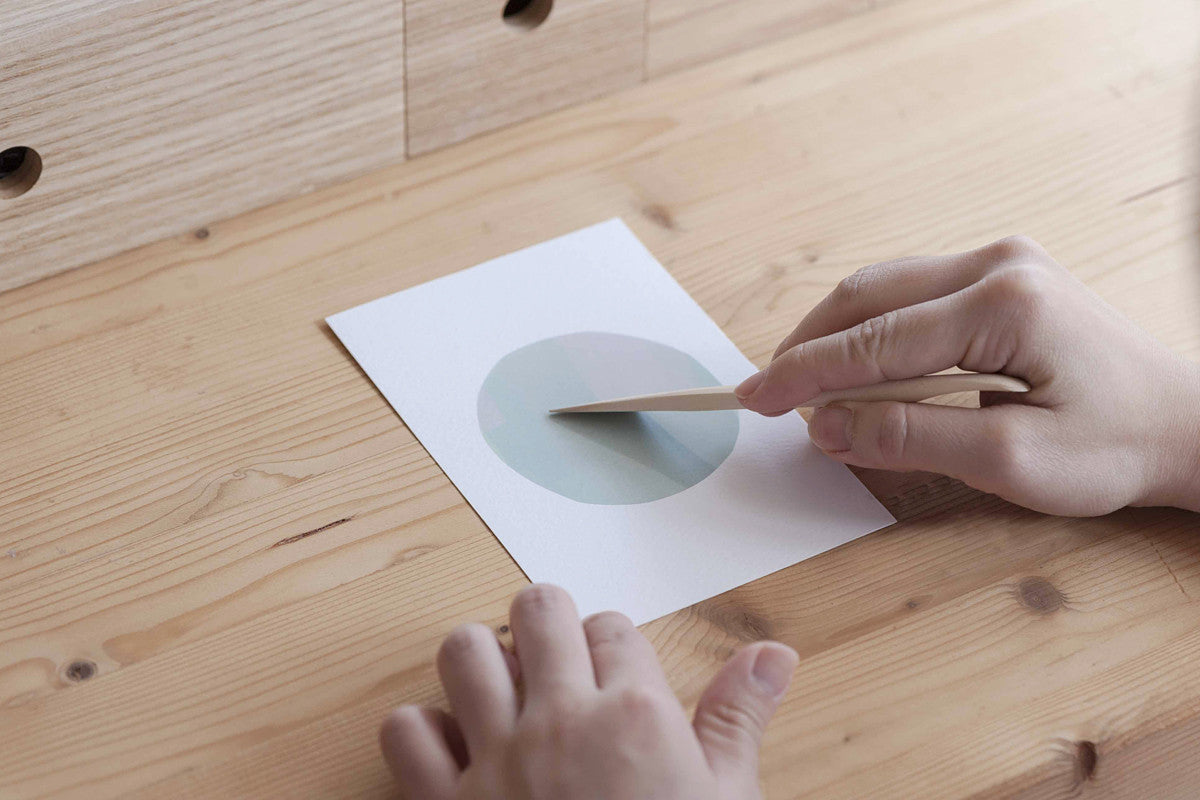 Drewniany Aplikator do Naklejek Transferowych