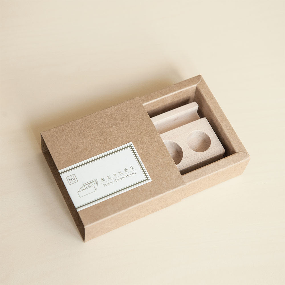 Drewniany Stojak do Bloczków Akrylowych