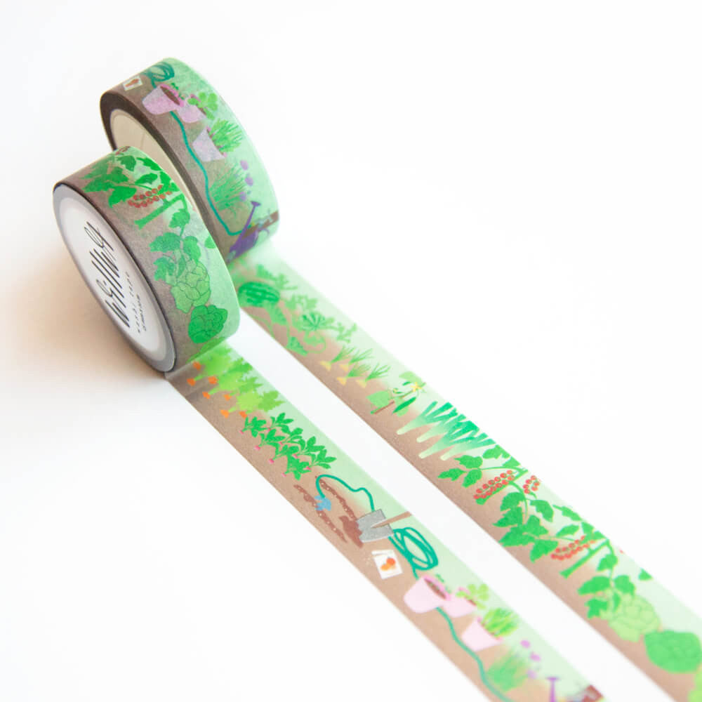 Taśma washi Willwa | Kwitnący ogród