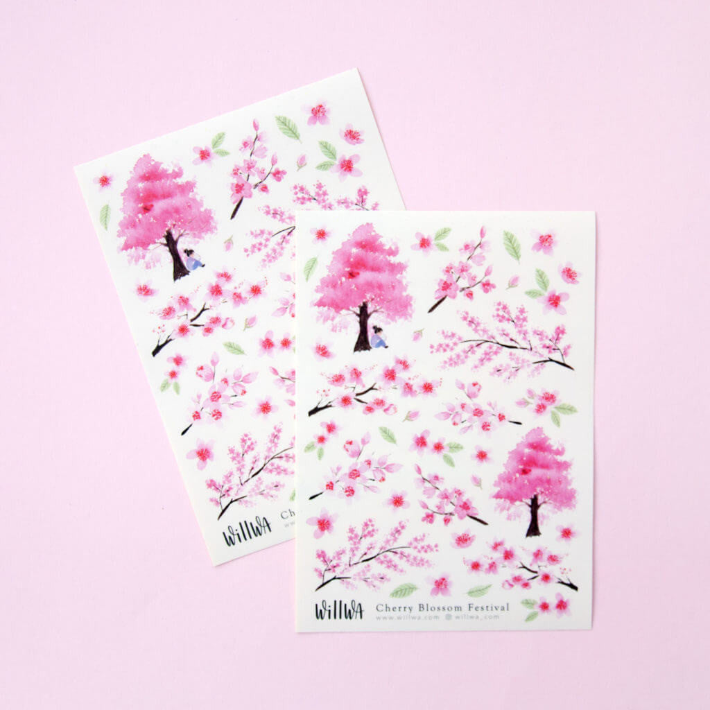 Naklejki Willwa | Festiwal kwitnącej wiśni