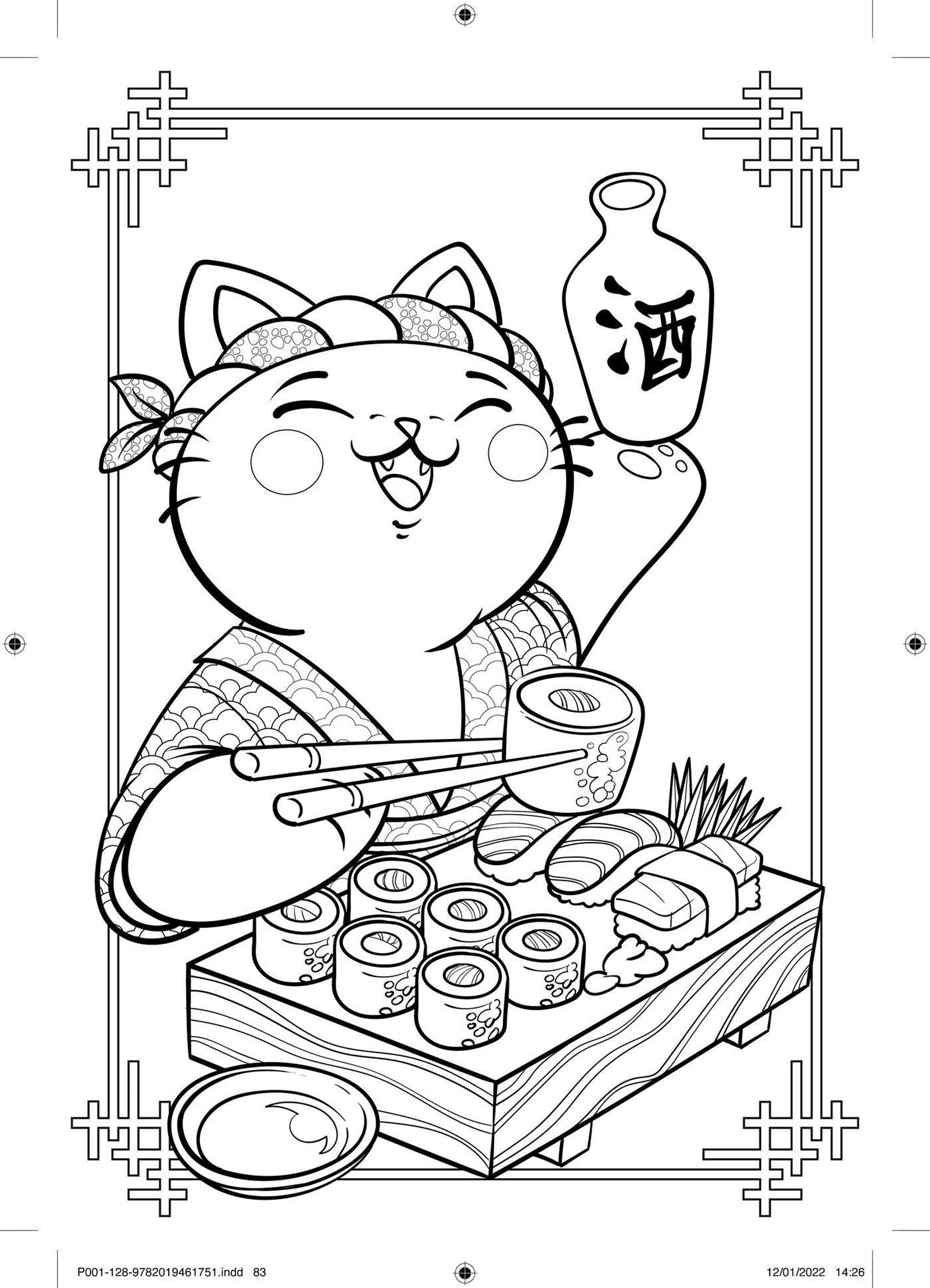 Kolorowanka Mini-bloc | Japonia