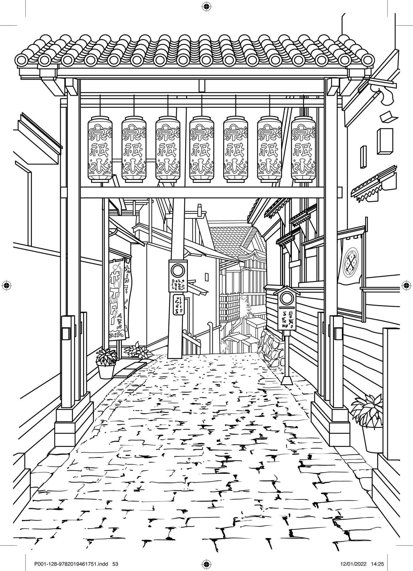 Kolorowanka Mini-bloc | Japonia