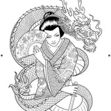 Kolorowanka Mini-bloc | Japonia