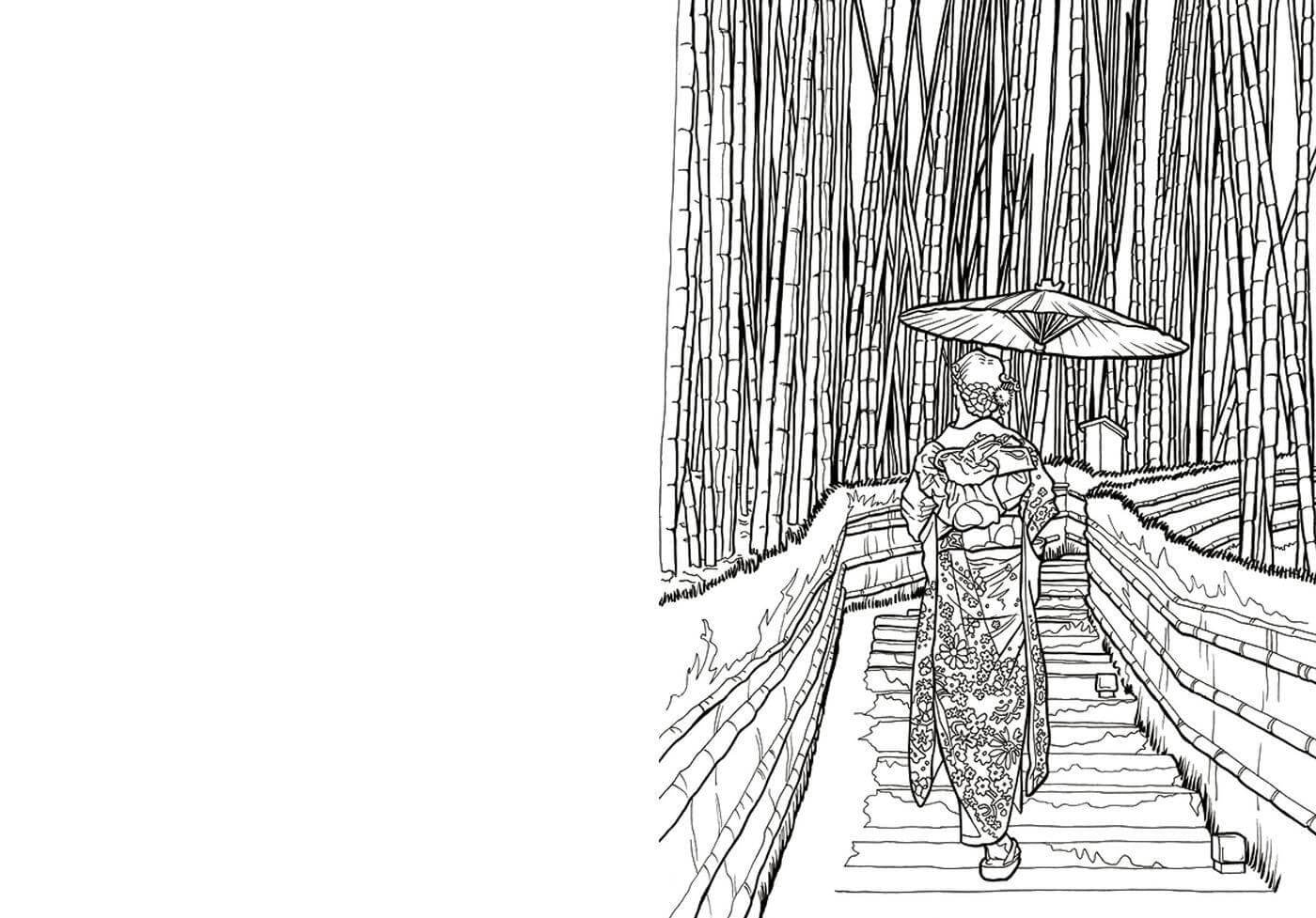 Kolorowanka Livre de Coloriage | Japonia