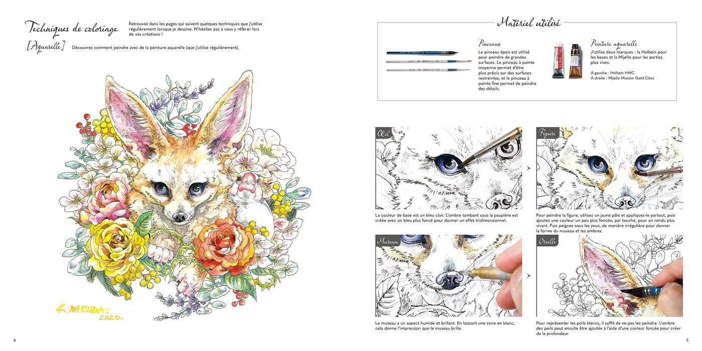 Kolorowanka Livre de Coloriages | Ken Matsuda