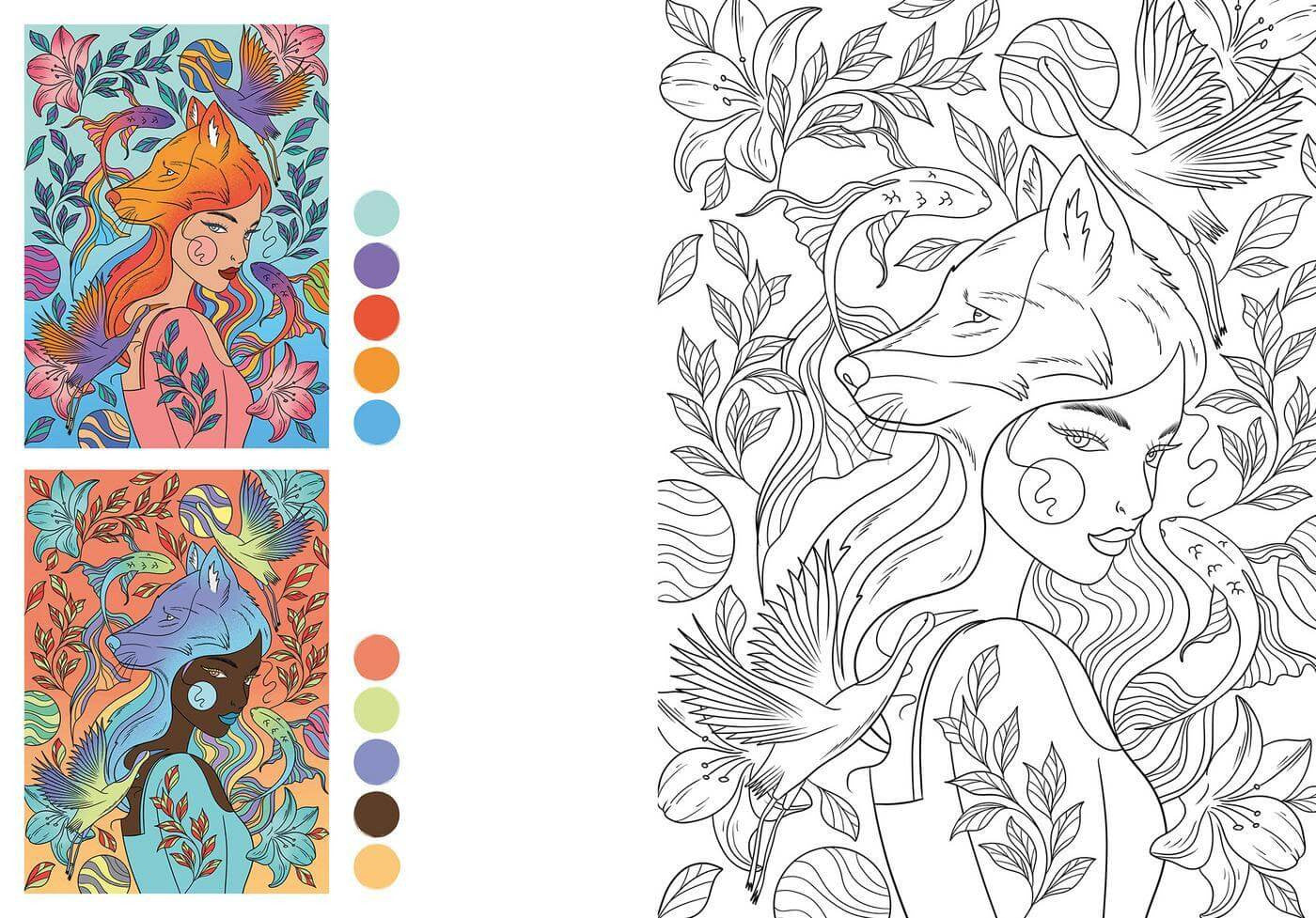 Kolorowanka Livre de Coloriages | Marzenia senne