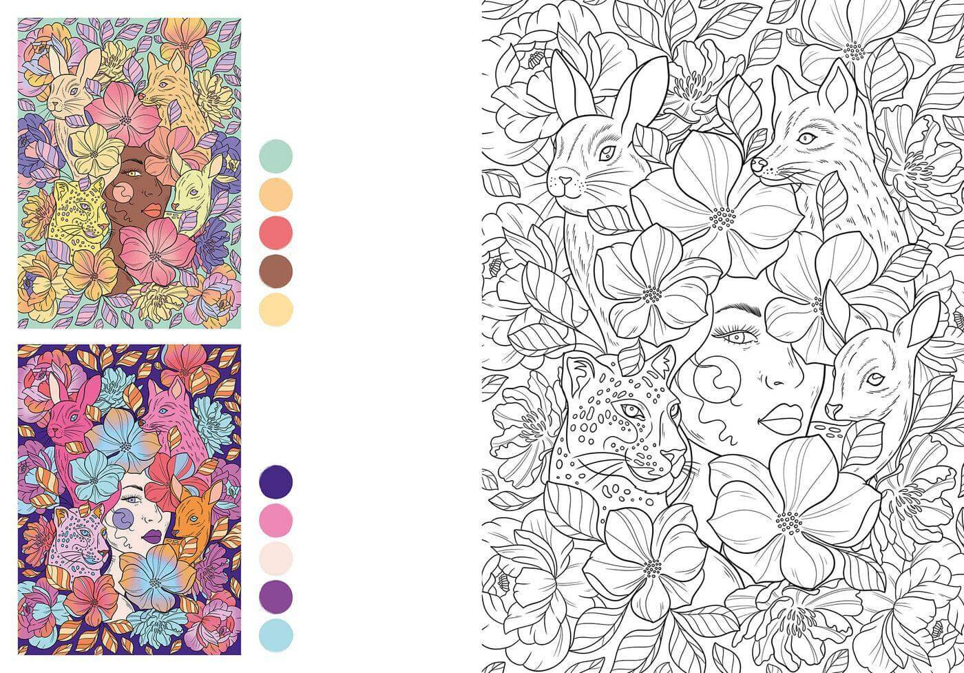 Kolorowanka Livre de Coloriages | Marzenia senne