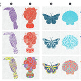 Kolorowanka Coloriages mystères | Świat przyrody