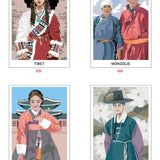 Kolorowanka Coloriages mystères | Kostiumy