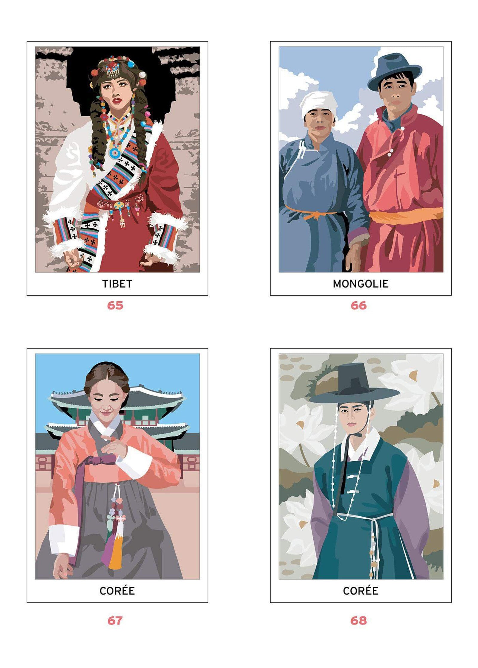 Kolorowanka Coloriages mystères | Kostiumy