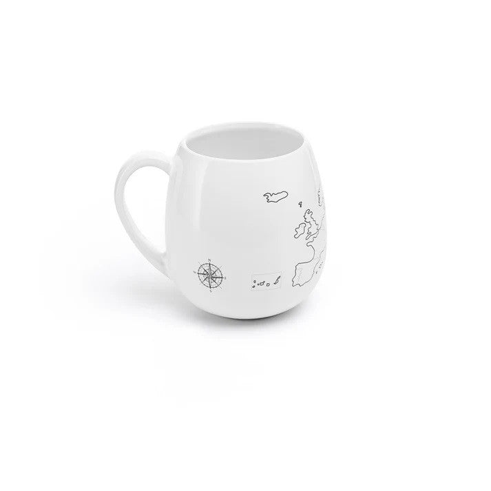 Kubek ceramiczny do kolorowania | Mapa Europy