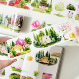 Taśma Washi Pre-Cut | Wiosenne Przebudzenie