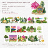 Taśma Washi Pre-Cut | Wiosenne Przebudzenie