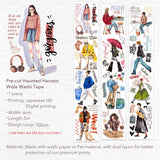 Taśma Washi Pre-Cut | Życie w mieście