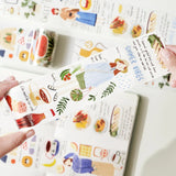 Taśma Washi Pre-Cut | Zwyczajny dzień