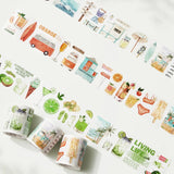 Zestaw naklejek w Taśmie Washi | Lato w pełni