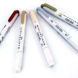 Zakreślacz dwustronny MILDLINER z podwójną końcówką Zebra | Neutralny