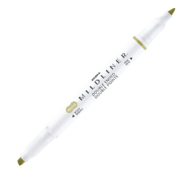 Zakreślacz dwustronny MILDLINER z podwójną końcówką Zebra | Neutralny