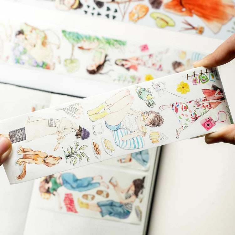 Taśma Washi Pre-Cut | Spokojne dni