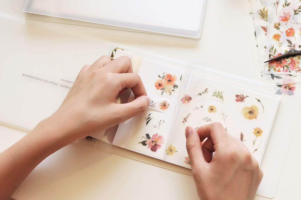 Wkłady do segregatora do przechowywania naklejek