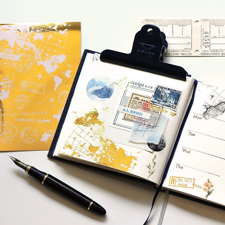 Naklejki transferowe złote | Podróż