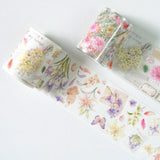 Taśma Washi Pre-Cut | Kwiatowa korespondencja