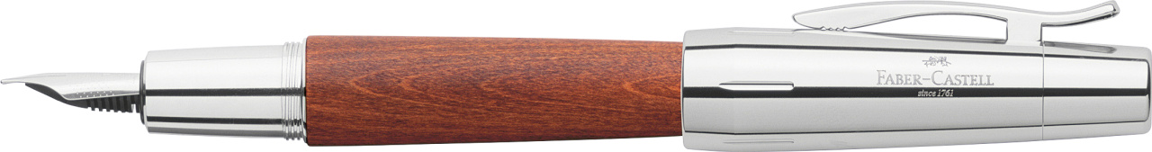 Pióro wieczne Faber-Castell E-motion Pearwood Brązowy