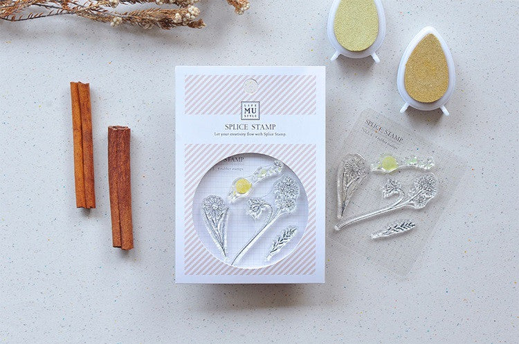 Zestaw stempli silikonowych Icon | Stokrotka