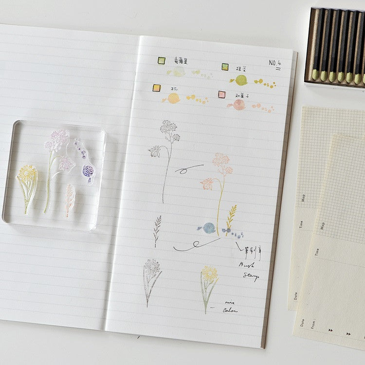 Zestaw stempli silikonowych Icon | Stokrotka